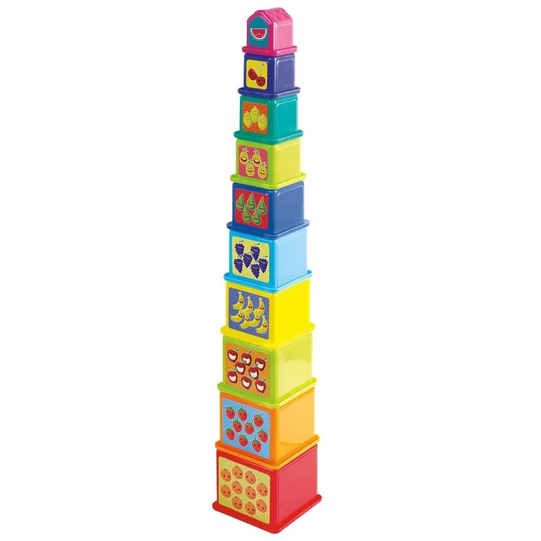 Smiki, My 1st Stacking Blocks, Cyferki, piramida z klocków