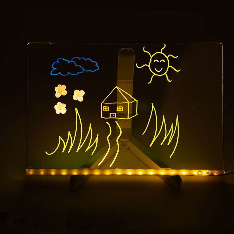 Smiki, neonowa tablica LED do rysowania