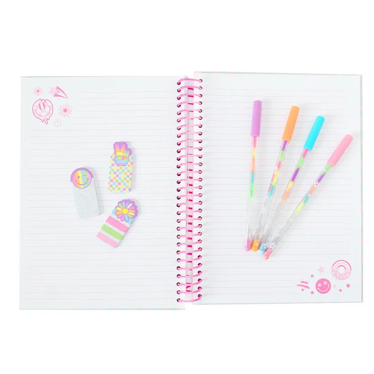 Smiki, notatnik z długopisami i akcesoriami