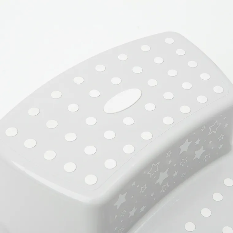 Smiki, podest dwustopniowy, gwiazdki, szary