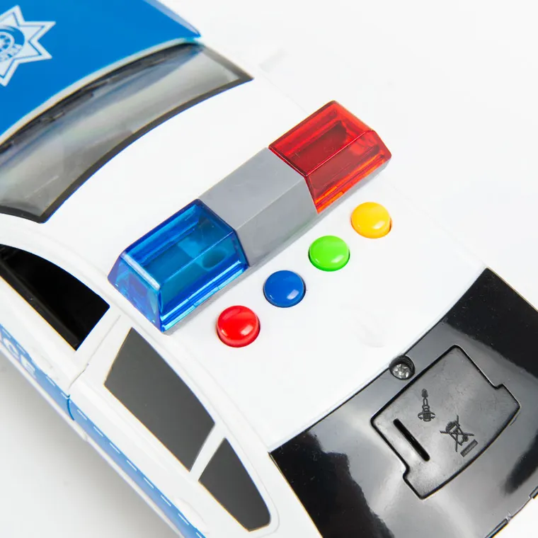 Smiki, Policja, pojazd, światło i dźwięk, 1:16
