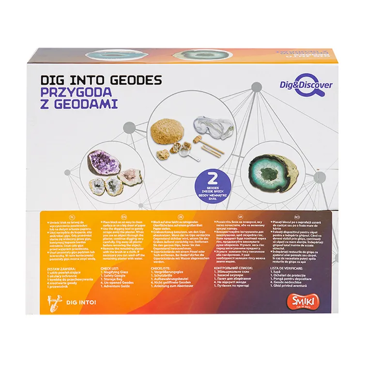 Smiki, Przygoda z geodami, zestaw naukowy
