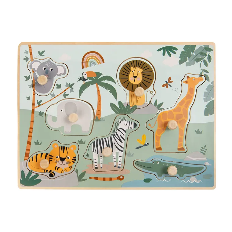 Smiki, Safari, drewniana układanka