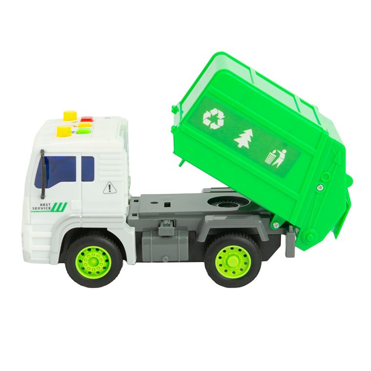 Smiki, Śmieciarka, pojazd, światło i dźwięk, 1:20