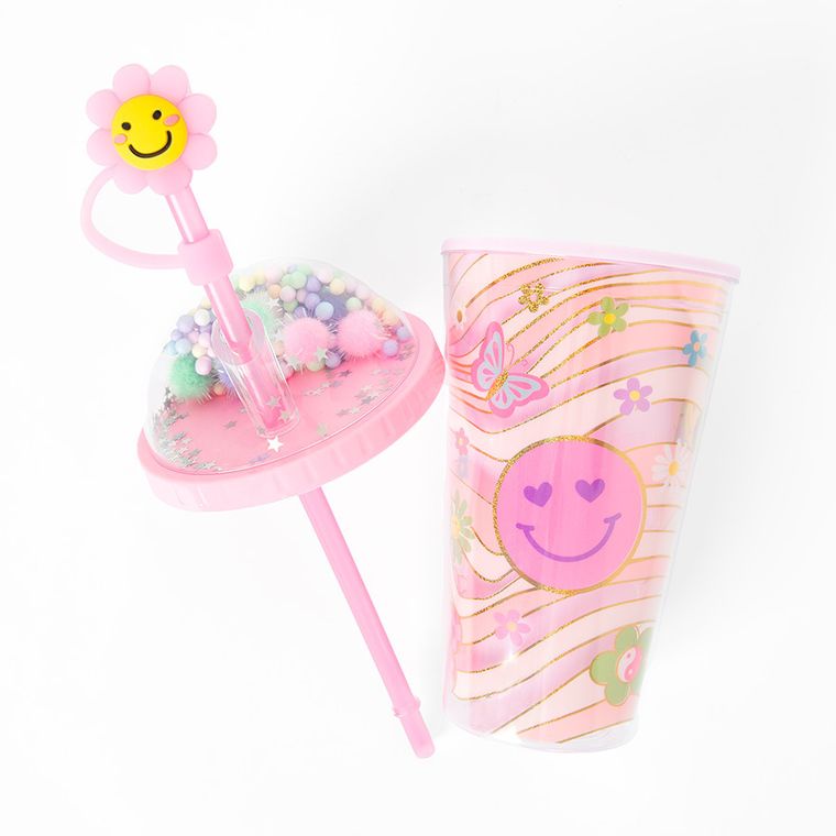 Smiki, Smile, kubek ze słomką, 450 ml