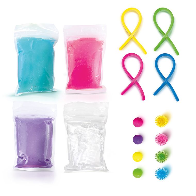 Smiki, So Slime, fidget kit, masa plastyczna, antystresowa, 4 kolory