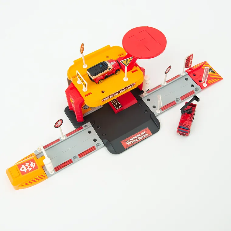 Smiki, Straż pożarna, parking z 2 pojazdami, zestaw