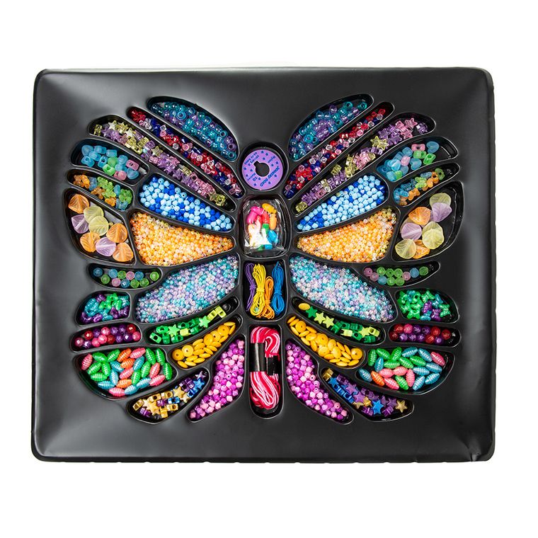 Smiki, Stylo, Lovely Butterfly, Motyl, zestaw koralików