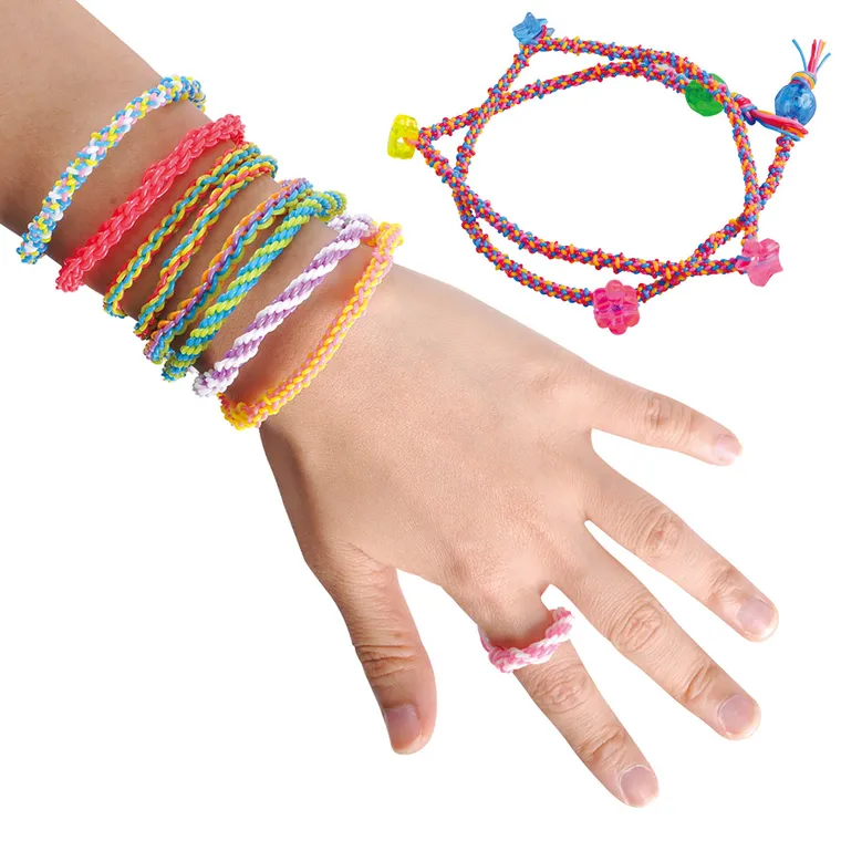 Smiki, Stylo, maszynka do zaplatania bransoletek, 64 elementy