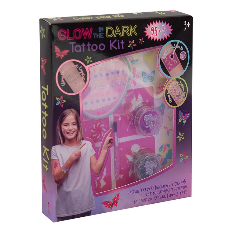 Smiki, Tatuaże świecące w ciemności, zestaw kreatywny