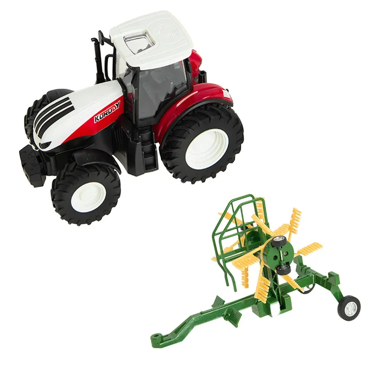 Smiki, traktor z siewnikiem, pojazd zdalnie sterowany, 1:24