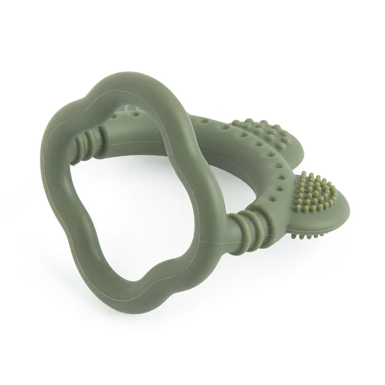 Smiki, Very Bunny, Kwiatek, gryzak silikonowy, zielony