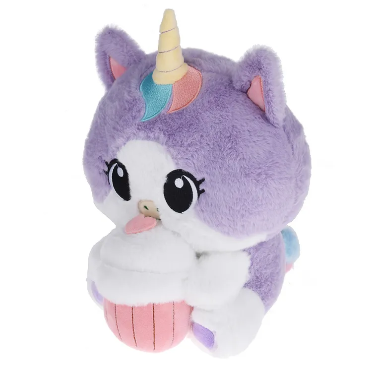 Smiki, Yummymals, Jednorożec z babeczką, maskotka, 28 cm