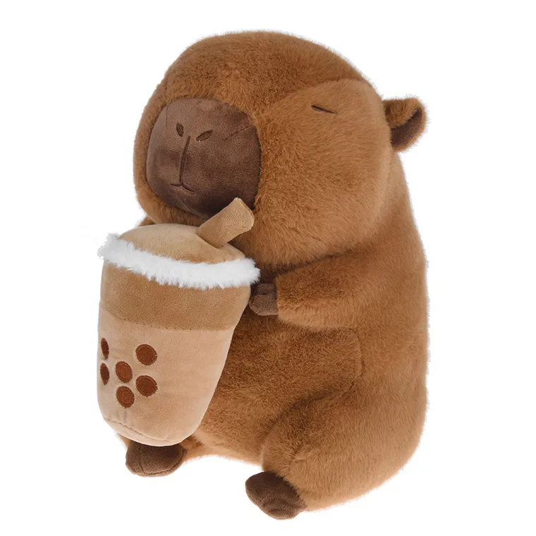 Smiki, Yummymals, Kapibara z bubble tea, maskotka, 30 cm