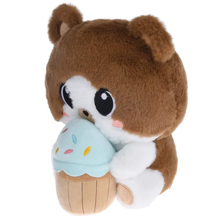 Smiki, Yummymals, Miś z babeczką, maskotka, 28 cm