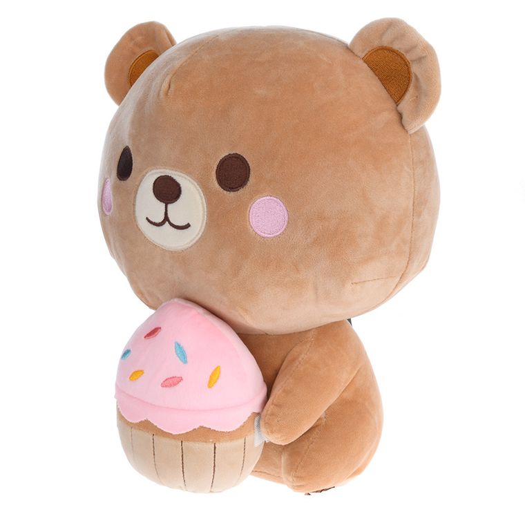 Smiki, Yummymals, Miś z babeczką, maskotka, 30 cm