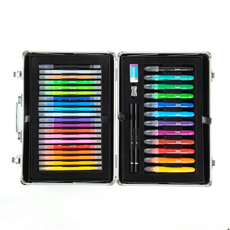 Smiki, zestaw artystyczny w walizce, 84 elementy