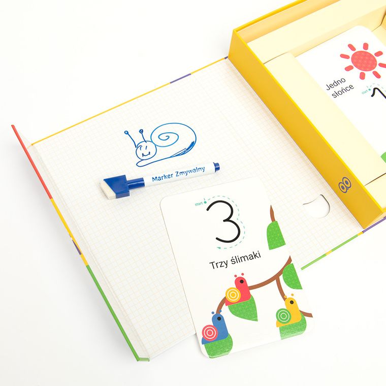 Smiki, Zmywalne cyferki, zestaw edukacyjny