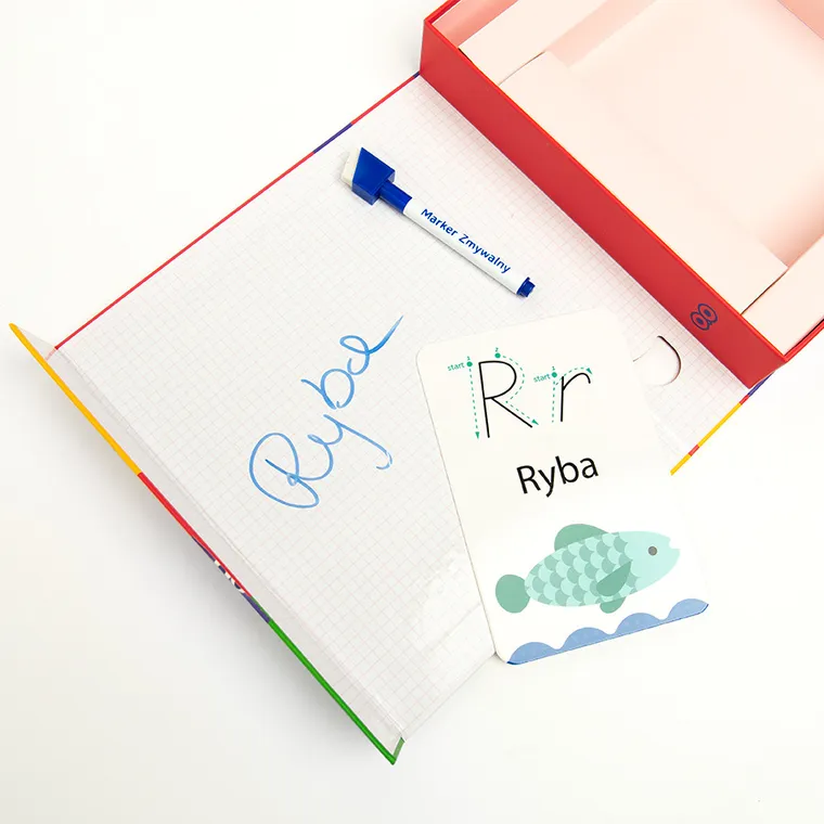 Smiki, Zmywalne literki, zestaw edukacyjny