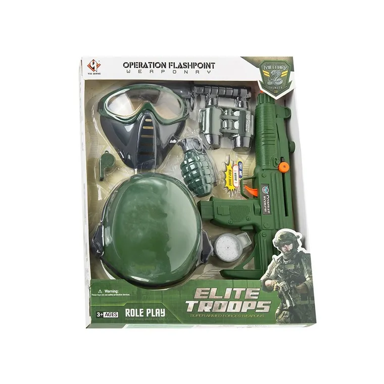 Smiki, Żołnierz, strój dla dzieci, 8 elementów