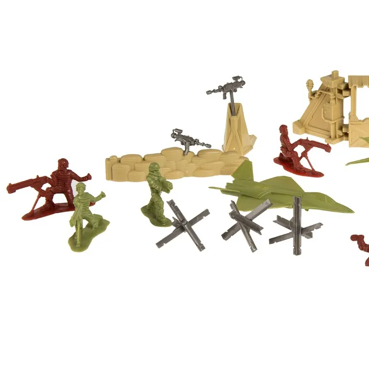 Smiki, żołnierzyki i pojazdy, zestaw, 104 szt.