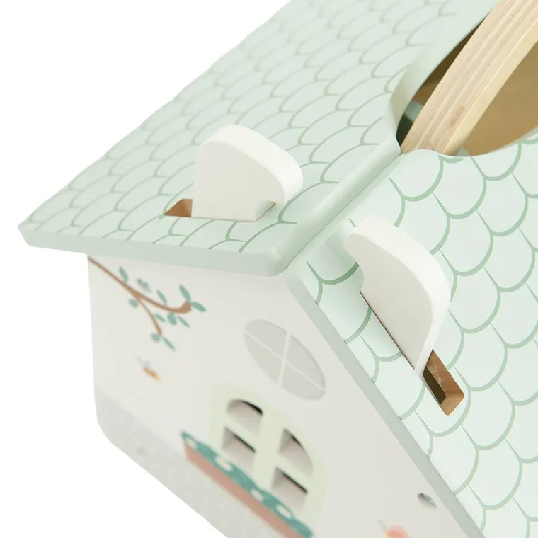 Smiki, Zookabee, drewniany domek dla lalek, 9 elementów