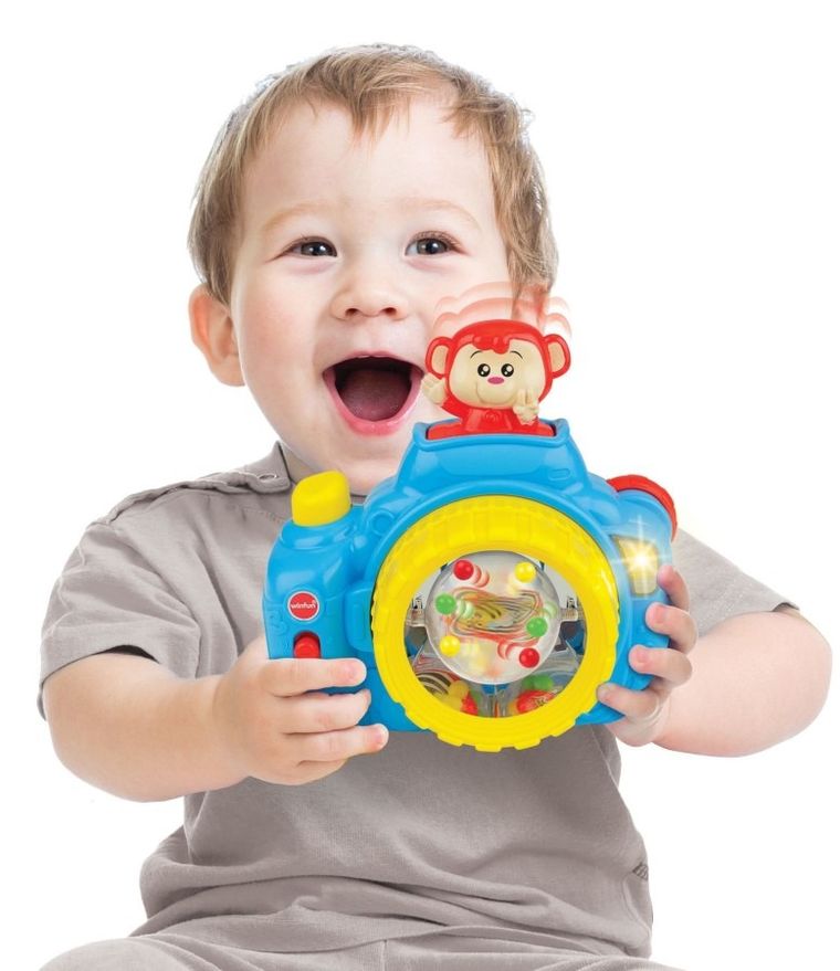 Smily Play, aparat foto z małpką, zabawka interaktywna
