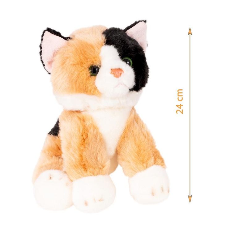 Smily Play, Fluffy Fam, kot Calico, maskotka, 24 cm