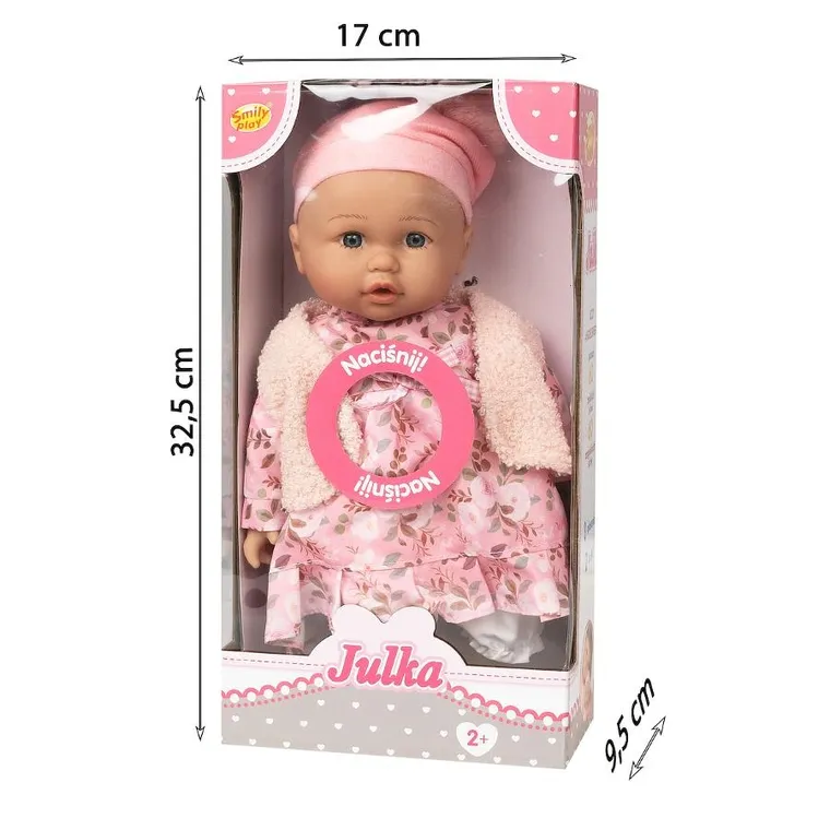 Smily Play, Julka, lalka bobas, 32 cm