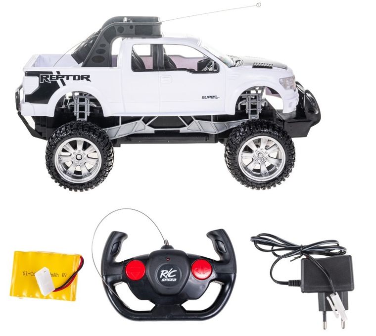 Smily Play, Junior, Jeep, pojazd zdalnie sterowany, biały