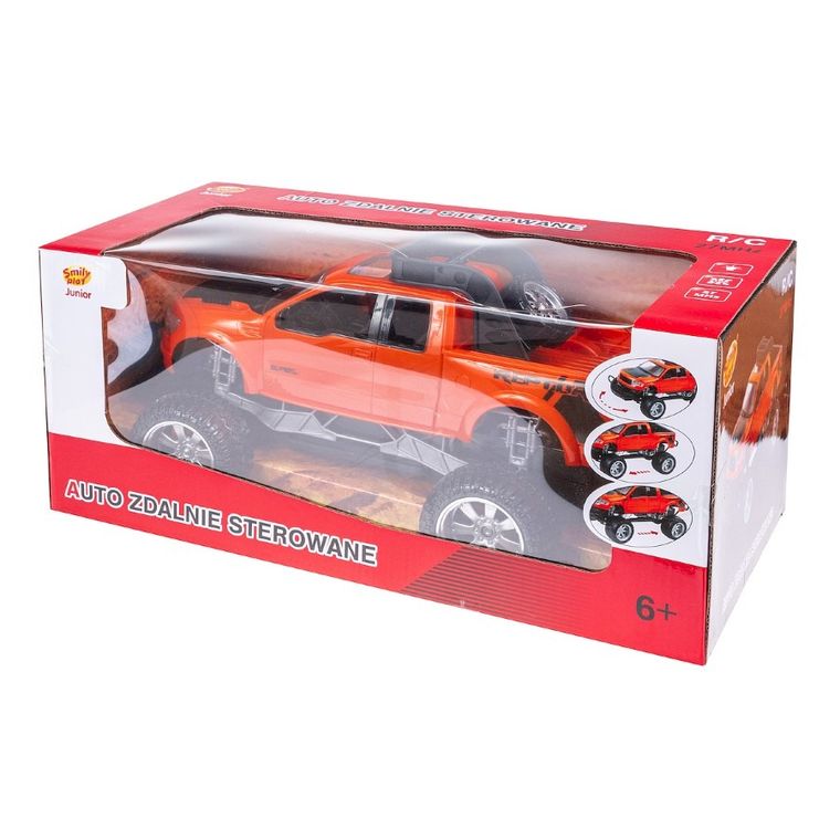 Smily Play, Junior, Jeep, pojazd zdalnie sterowany, pomarańczowy
