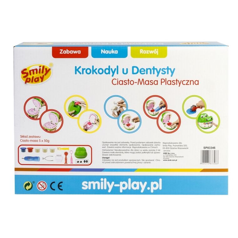 Smily Play, Krokodyl u dentysty, ciasto-masa plastyczna