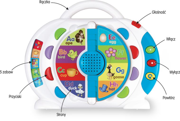 Smily Play, Książeczka edukacyjna, polsko-angielska