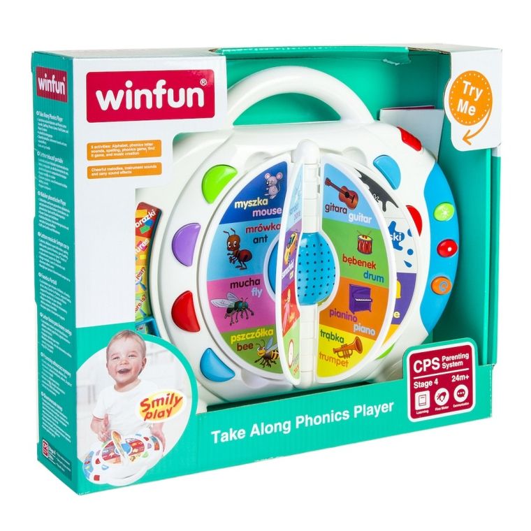 Smily Play, książeczka polsko-angielska, zabawka edukacyjna