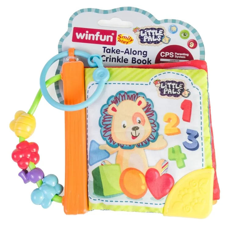 Smily Play, Mali kumple, sensoryczna książeczka, gryzak