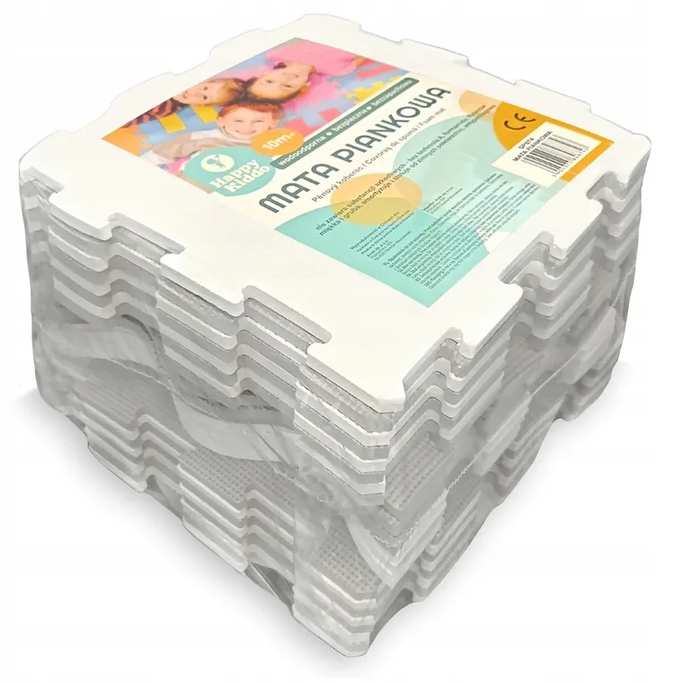 Smily Play, mata piankowa, biało-szara