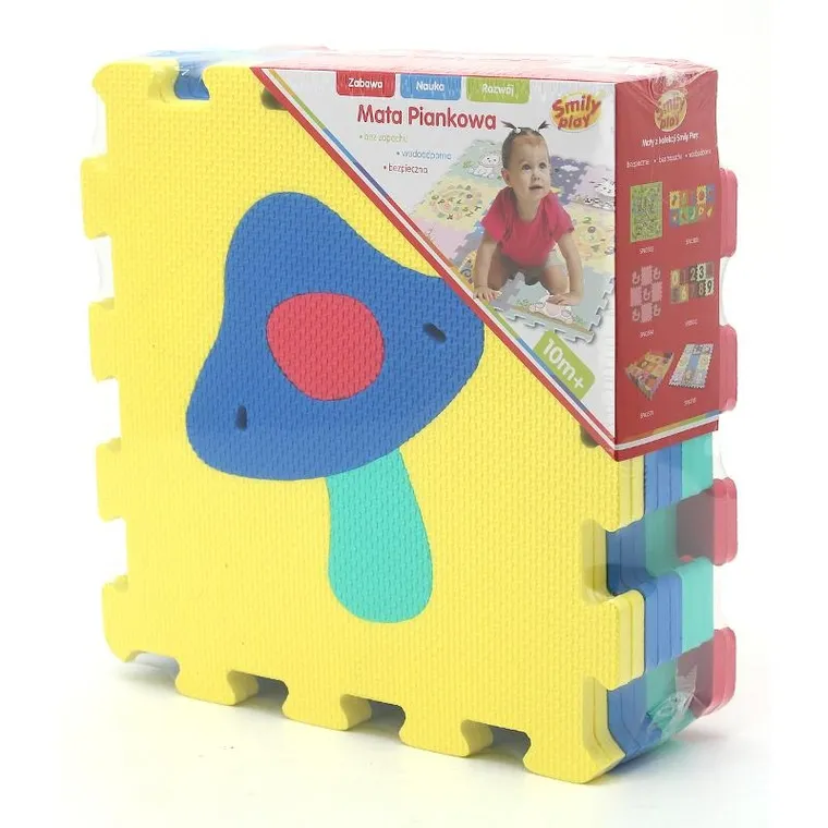 Smily Play, mata piankowa, owoce i warzywa, 10 elementów