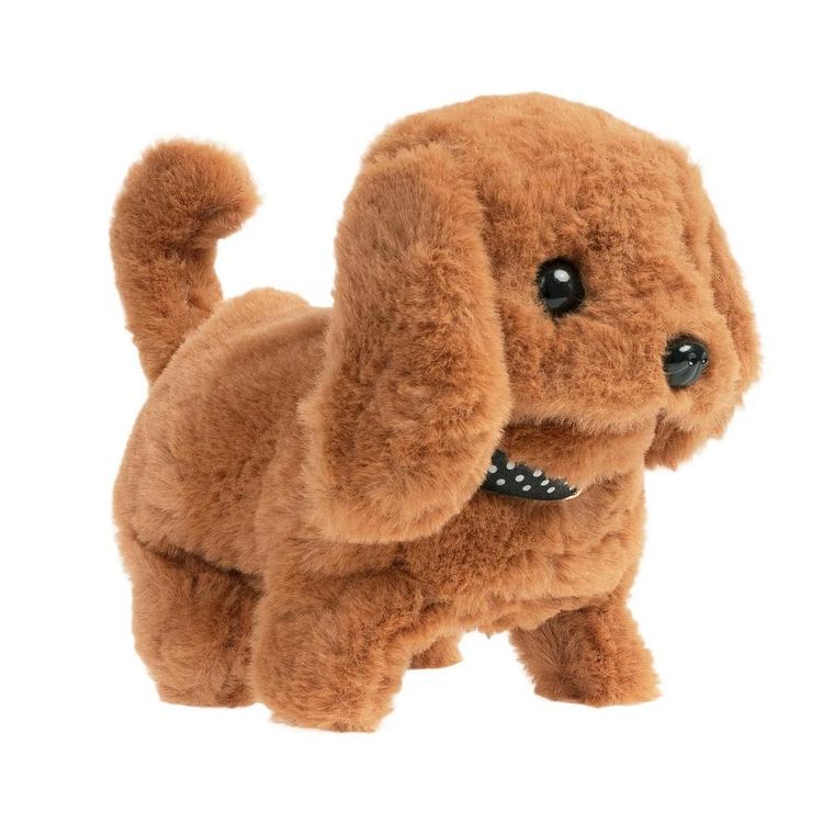 Smily Play, piesek chodzący, maskotka interaktywna, brązowy