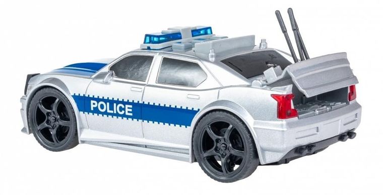 Smily Play, policja srebrna, pojazd ze światłem i dźwiękiem