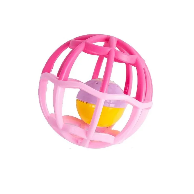 Smily Play, Świecąca piłeczka, grzechotka, różowa