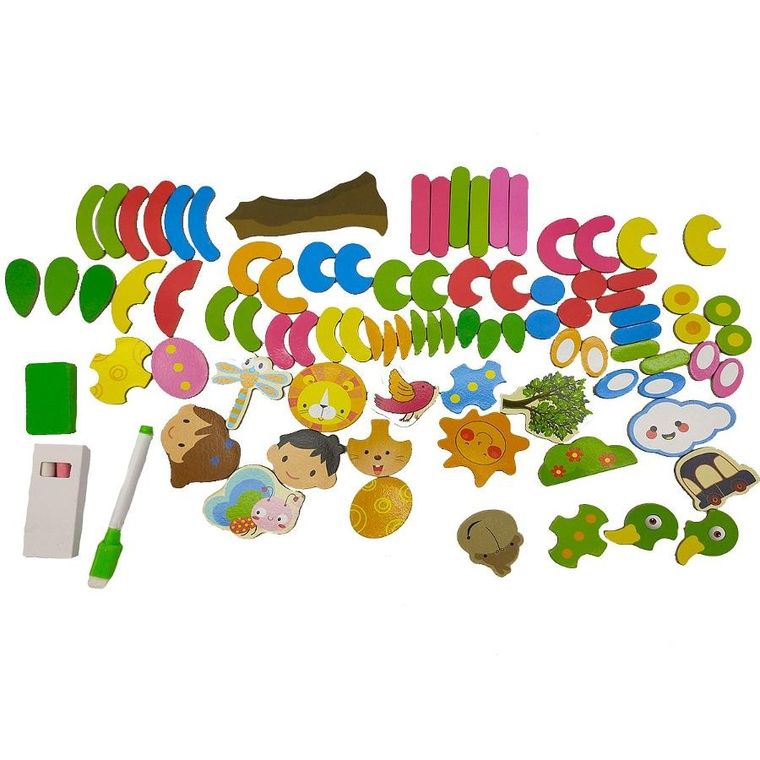 Smily Play, tablica magnetyczna, drewniana