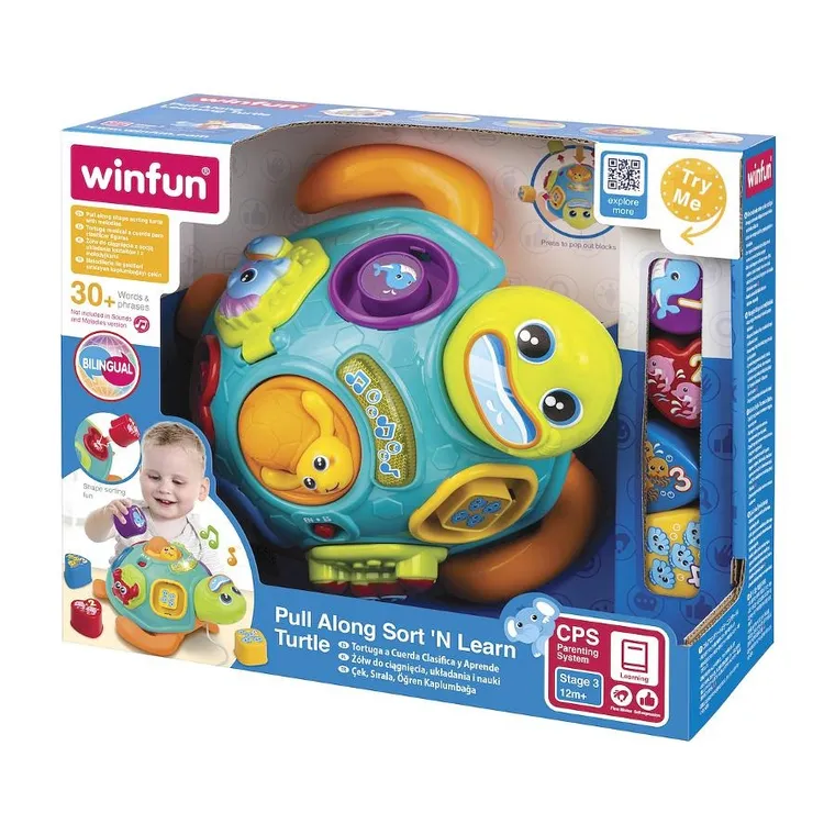 Smily Play, Żółw Tadzio, zabawka interaktywna dwujęzyczna