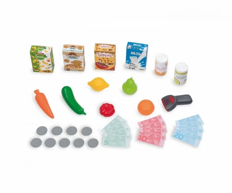 Smoby, market z wózkiem, 34 elementy