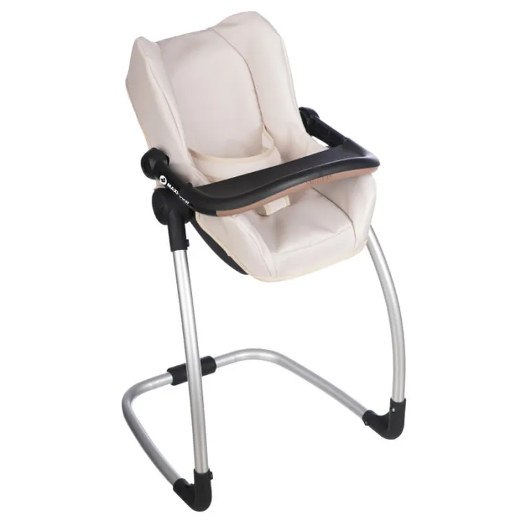 Smoby, Maxi Cosi, krzesełko dla lalek 3w1, beżowe