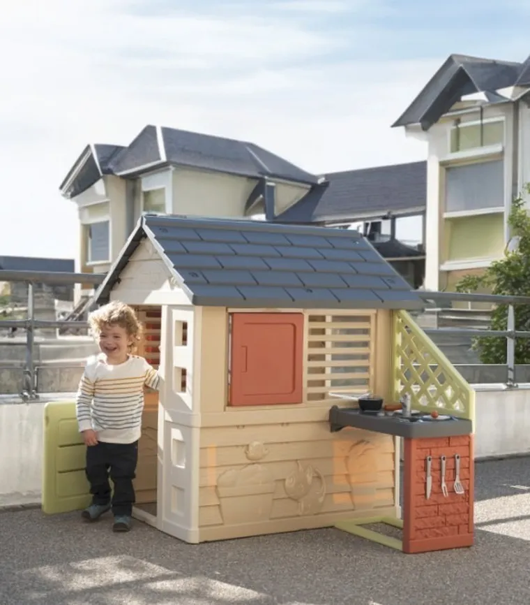 Smoby, Nature z kuchnią, domek ogrodowy