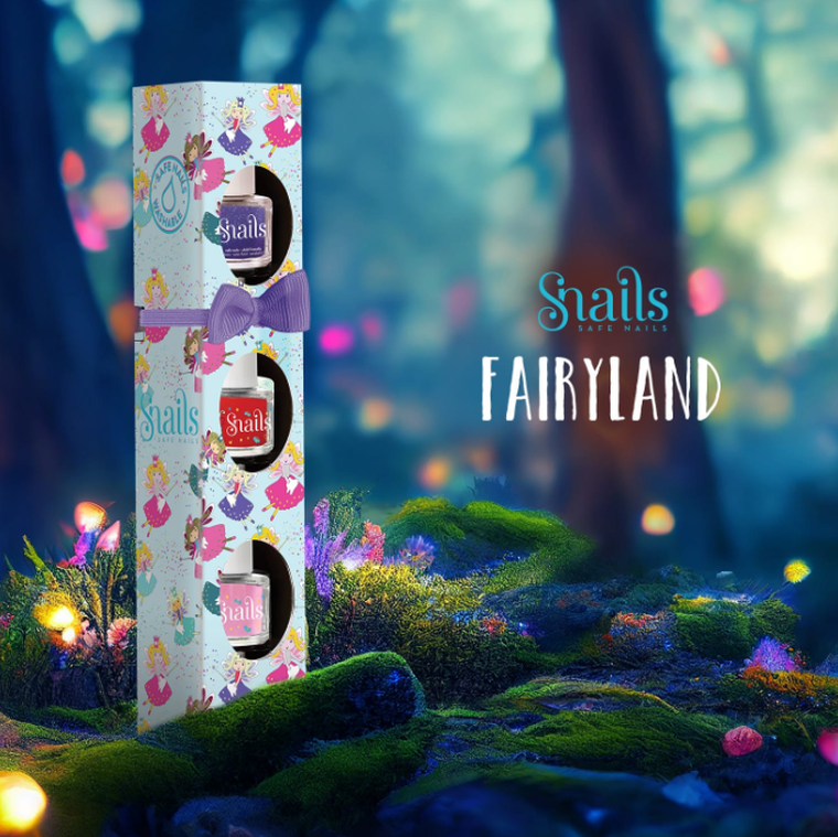Snails, Mini, Fairyland, zestaw do paznokci, 3 szt.