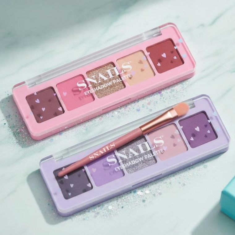 Snails, paletka cieni do powiek, różowa