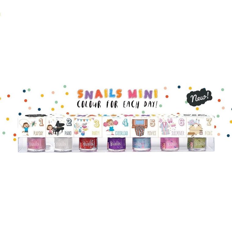 Snails, zestaw lakierów do paznokci, 7 szt.
