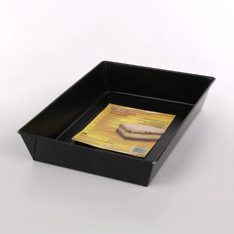 SNB, forma, blacha fakturowana, 36-24,5-6 cm, czarna