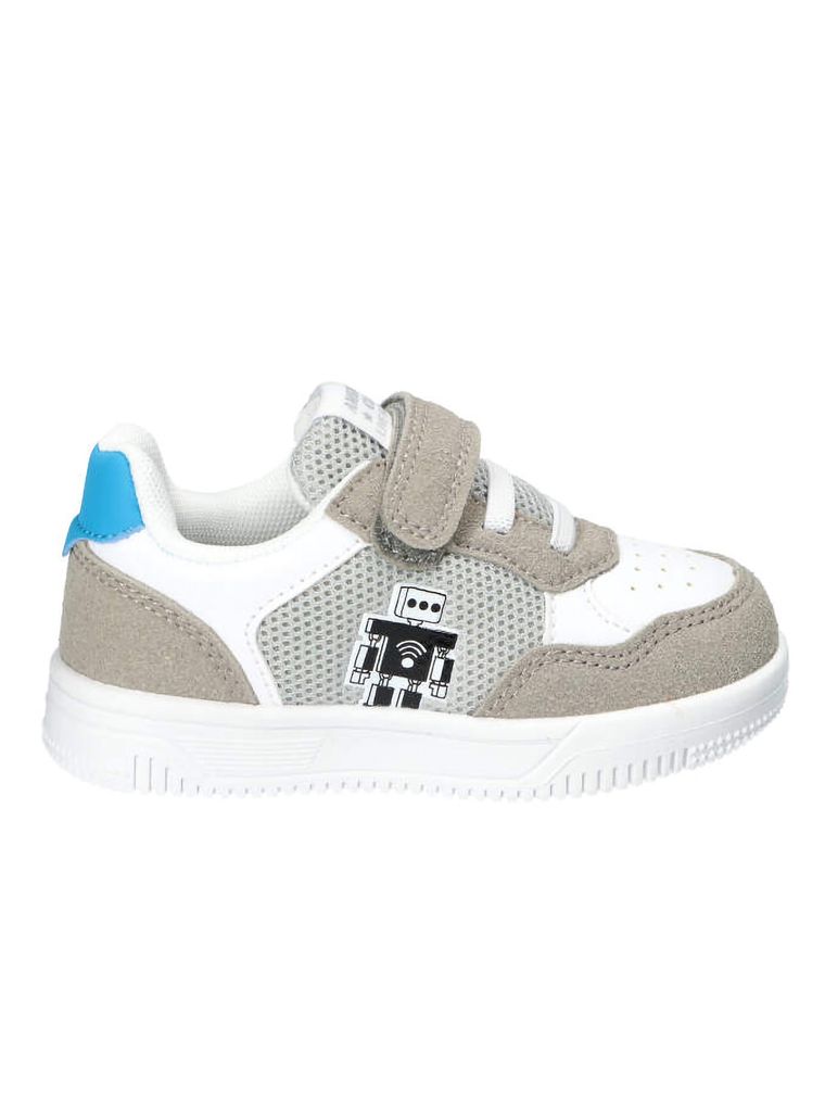 Sneakersy chłopięce, szare, skórzana wkładka, American Club